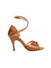 Обувь женская для латины Supadance 1166, Dark Tan Satin