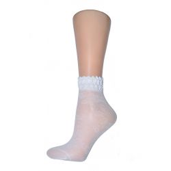 Шкарпетки білі капронові для танців