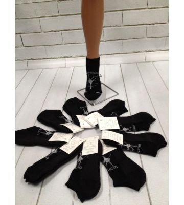 Шкарпетки гімнастичні чорні утеплені