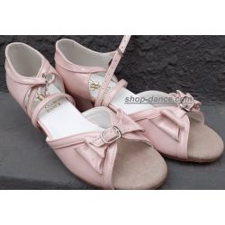 Танцювальні туфлі для дівчат Club Dance: Б-4 розовый лак (під замовлення)