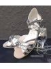 Туфлі для бальних танців на дівчинку Club Dance: Б-2 дзеркальне срібло