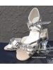 Туфли для бальных танцев на девочку Club Dance: Б-2 зеркальное серебро