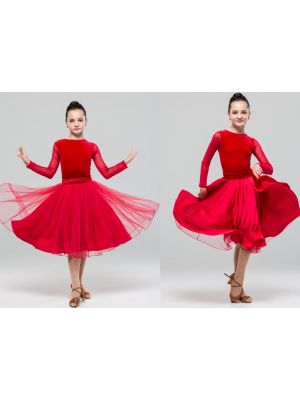 Платье для бальных танцев №880 (юбка двухсторонняя)