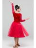 Платье для бальных танцев №880 (юбка двухсторонняя)