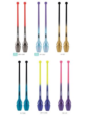 Булавы для гимнастики SASAKI NEW FIG M-34JKGH, 40.5, 44 см Булавы для гимнастики SASAKI NEW FIG M-34JKGH, 40.5, 44 см