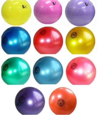 М'яч Metallic-Glitter Tuloni, 16 см