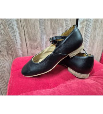 Туфлі чорні для народних танців Club Dance: (Н-3)