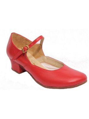 Туфлі червоні для фламенко Club Dance: Н-5