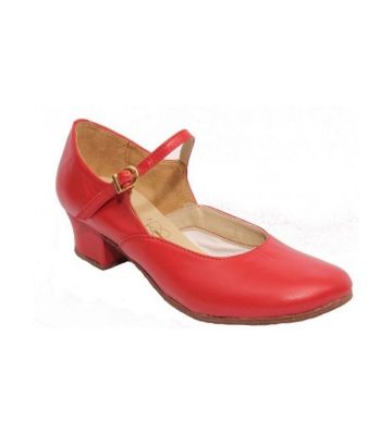 Туфли красные для фламенко Club Dance: Н-5
