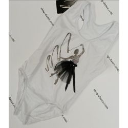 Купальник білий 8019 зріст 122-132