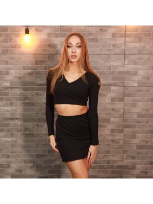 Топ Michelle чорний довгий рукав J.E.M Топ Michelle чорний довгий рукав J.E.M