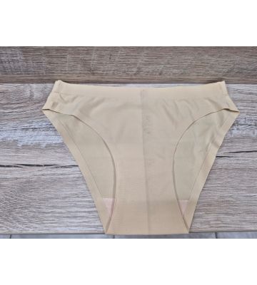 Акція! Трусики безшовні дитячі, тілесні р. S з полоскою