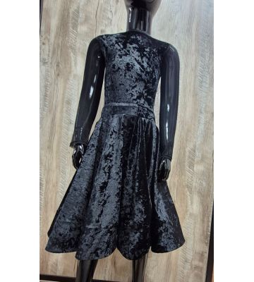 Плаття рейтингове (бейсик) чорний №880/887