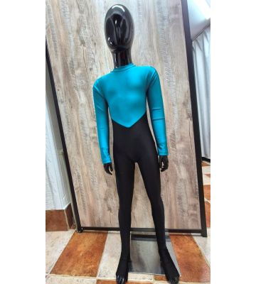 Комбінезон довгий рукав, виріз під п'ятку