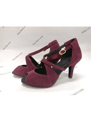 Соціальне взуття GALEX - Мерседес замш бургунді