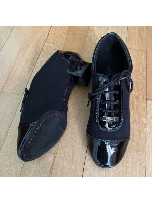 Чоловіча латина BD Dance 478 (лак+канвас)