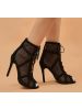 Туфлі для High Heels сітка + нубук Китай