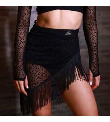 Спідниця – хустка Lisa Leo Net  Black J.E.M