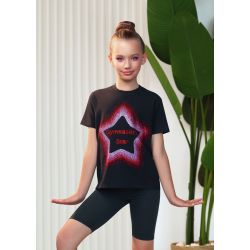 Футболка KORRA Gymnastics Star бавовна стрейч, GP