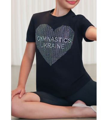 Футболка KORRA Gymnastics Ukraine бавовна стрейч, GP